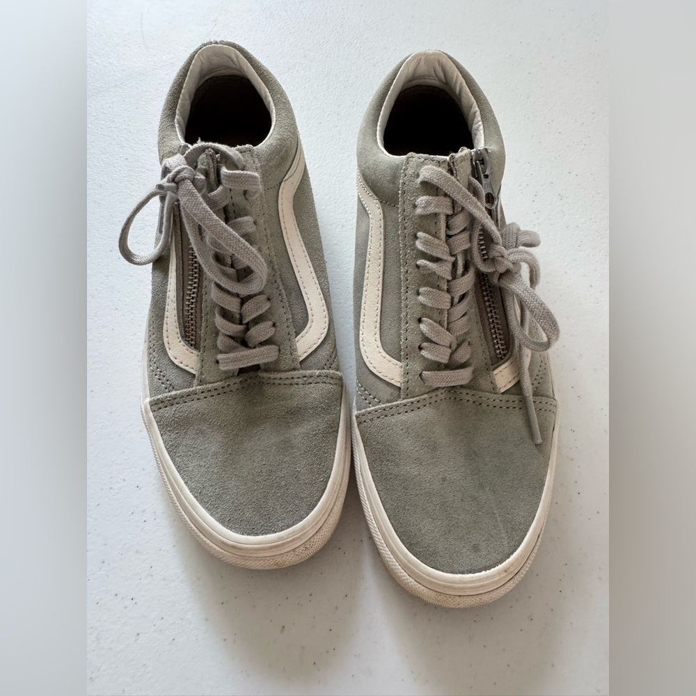 Vans Women's Gray Suede Sneakers
